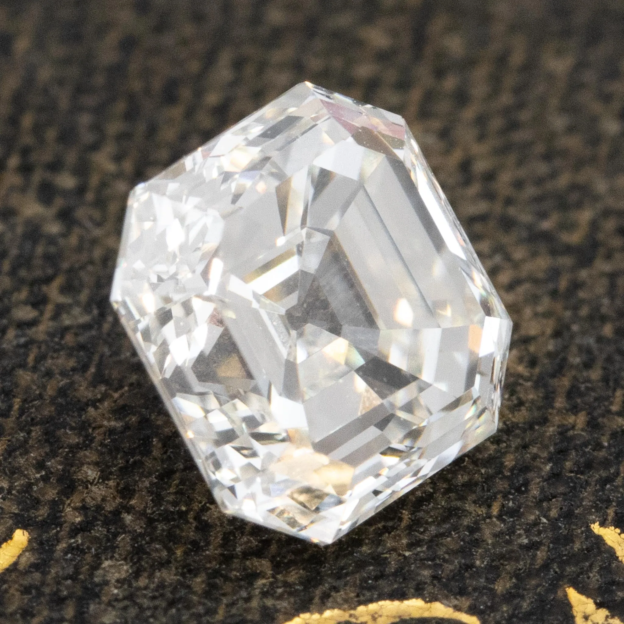 1.55ct Vintage Asscher Cut Diamond, GIA H VS2