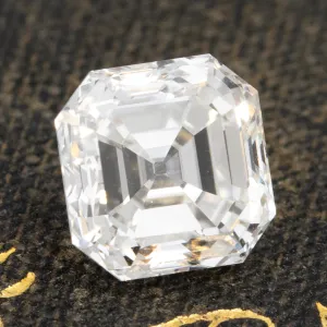1.55ct Vintage Asscher Cut Diamond, GIA H VS2