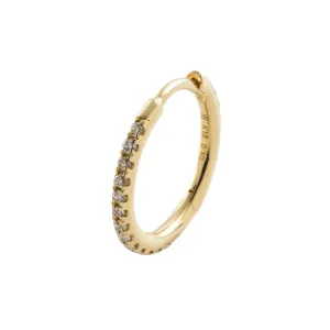 18K MANHATTAN Diamond Hoop Earring Large size
