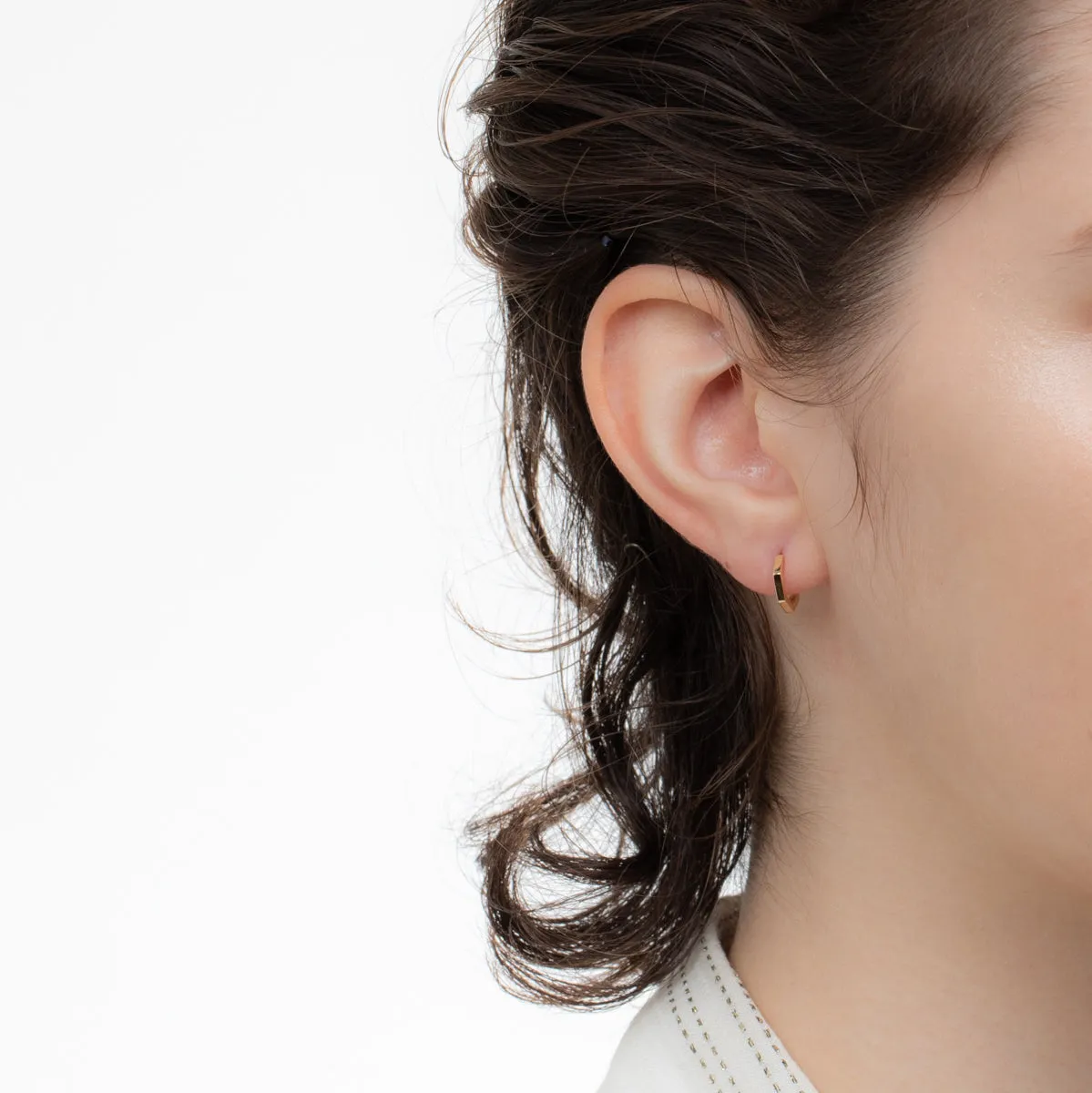 18k MANHATTAN Octagon Earring