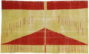 5 x 9 Zeki Muren Vintage Sivas Rug 52579
