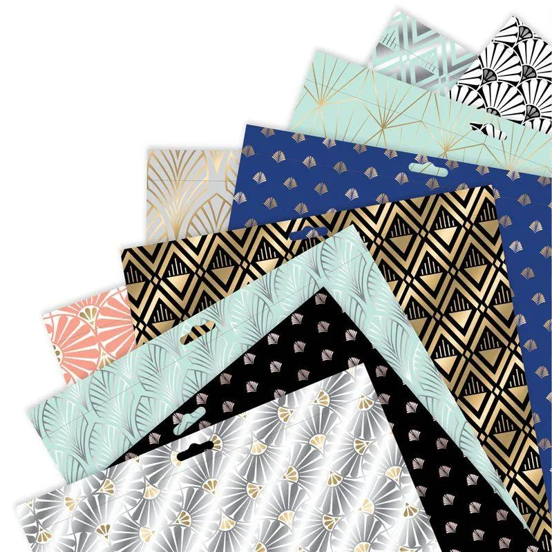 50 x Papermania Modern Deco 15.2cmx15.2cm Paper Pad 25 Different Designs Scrapbooking Crafts