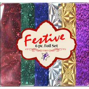 6pc Festive Foil Set