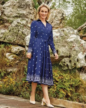 Abbey Modal Print Shirtdress