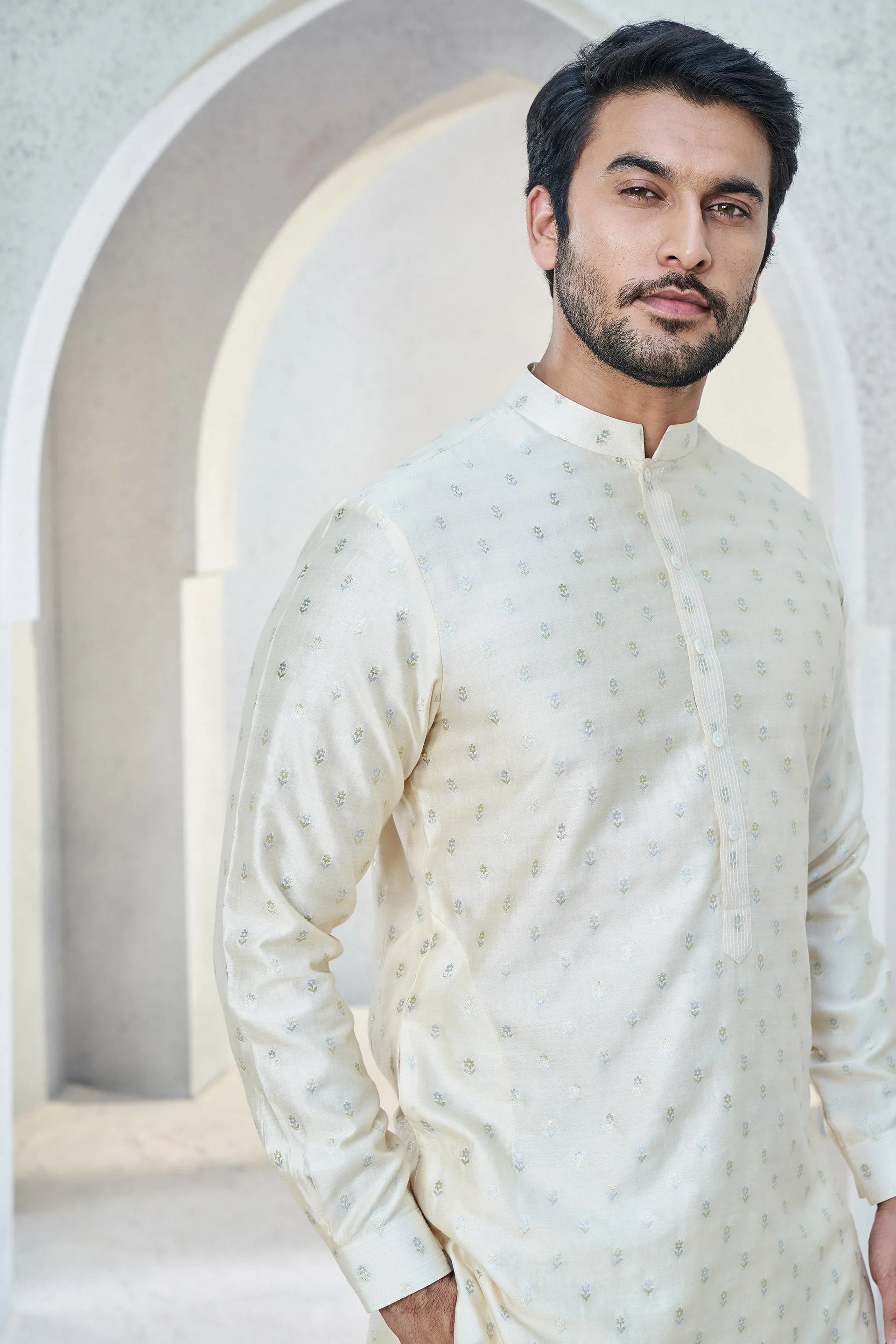 ALMAN KURTA - OFF WHITE