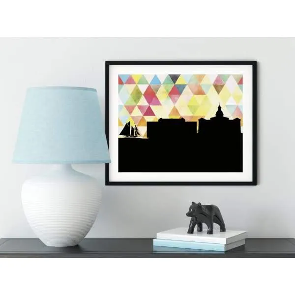 Annapolis, Maryland geometric skyline