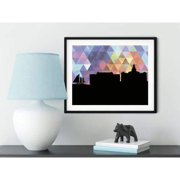 Annapolis, Maryland geometric skyline