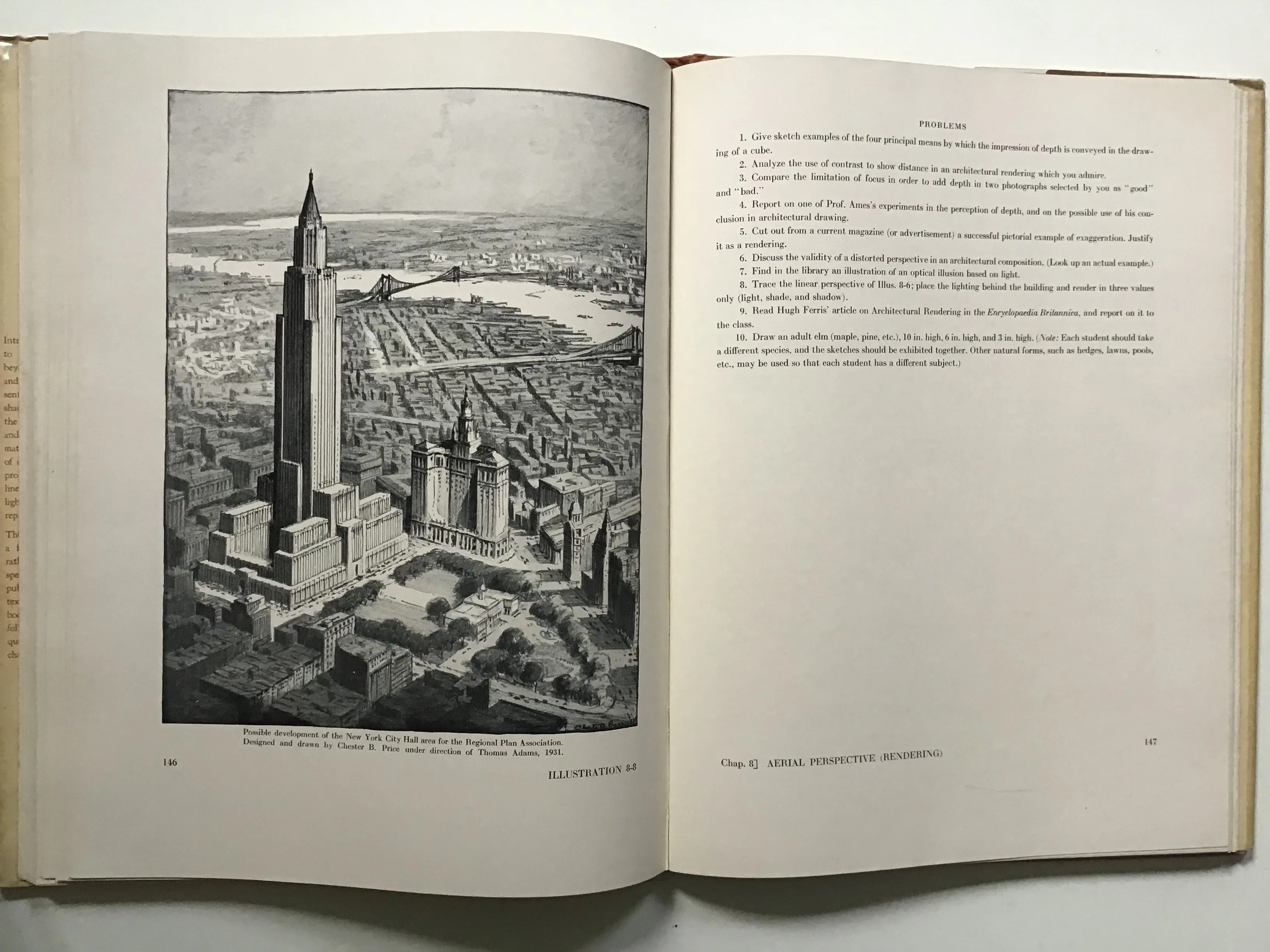 Architectural Drawing : Perspective, Light and Shadow, Rendering