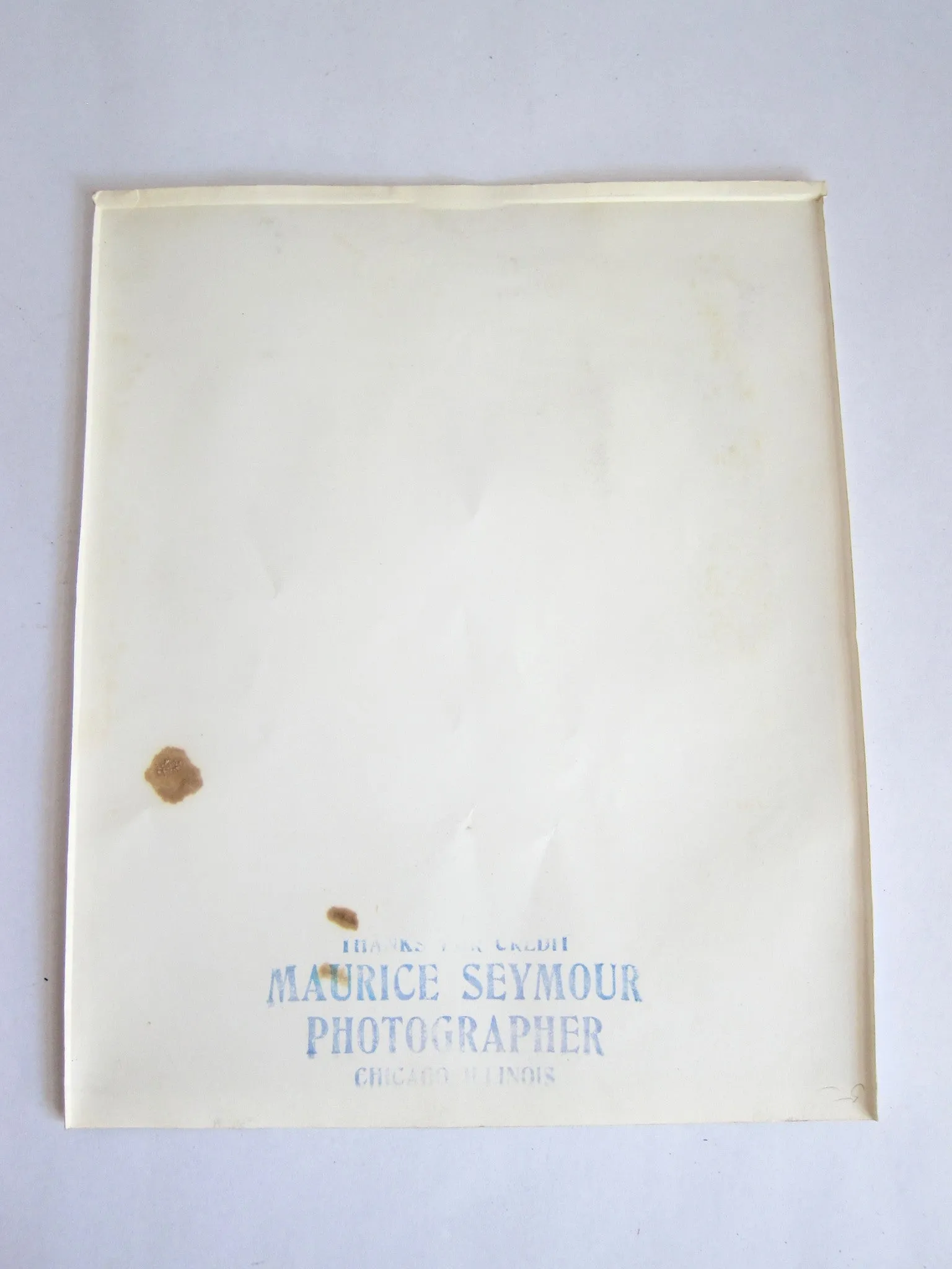 Art Deco 8" x 10" Picture Frame & Maurice Seymour Photo