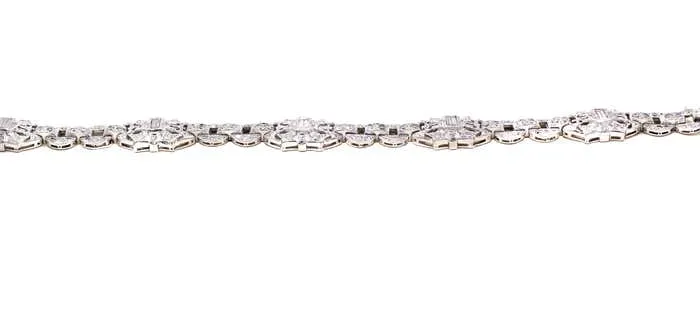 Art Deco Diamond Platinum Bracelet