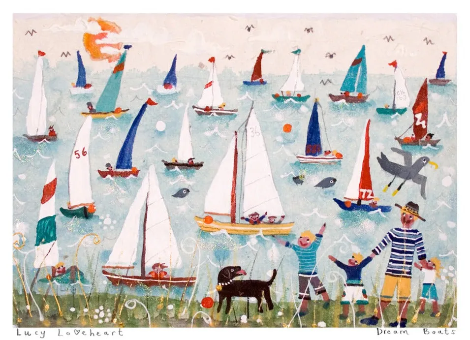 Art Prints | Dream Boats | Lucy Loveheart