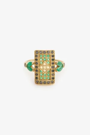 Ava Ring 1 - Vert (By Special Order)