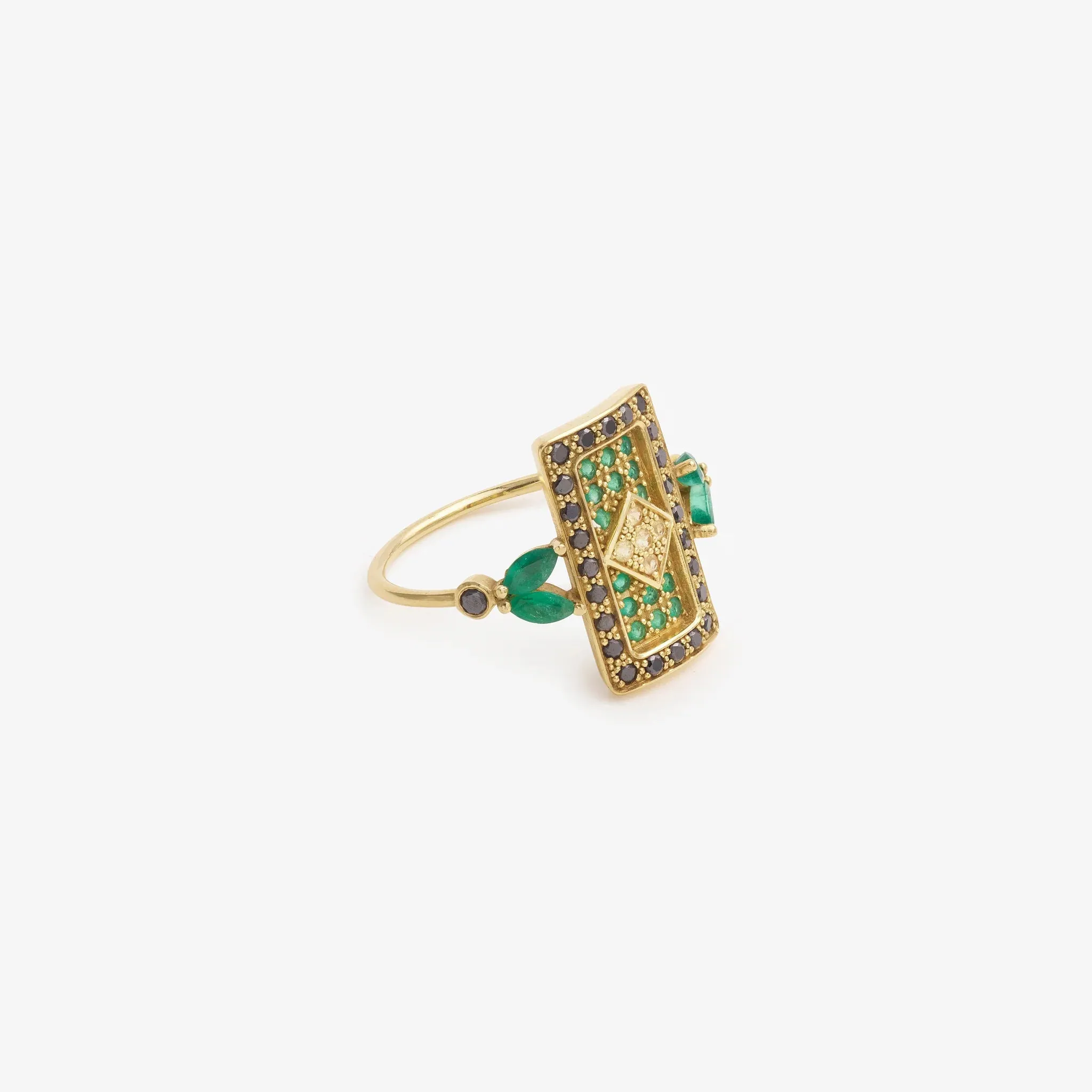 Ava Ring 1 - Vert (By Special Order)