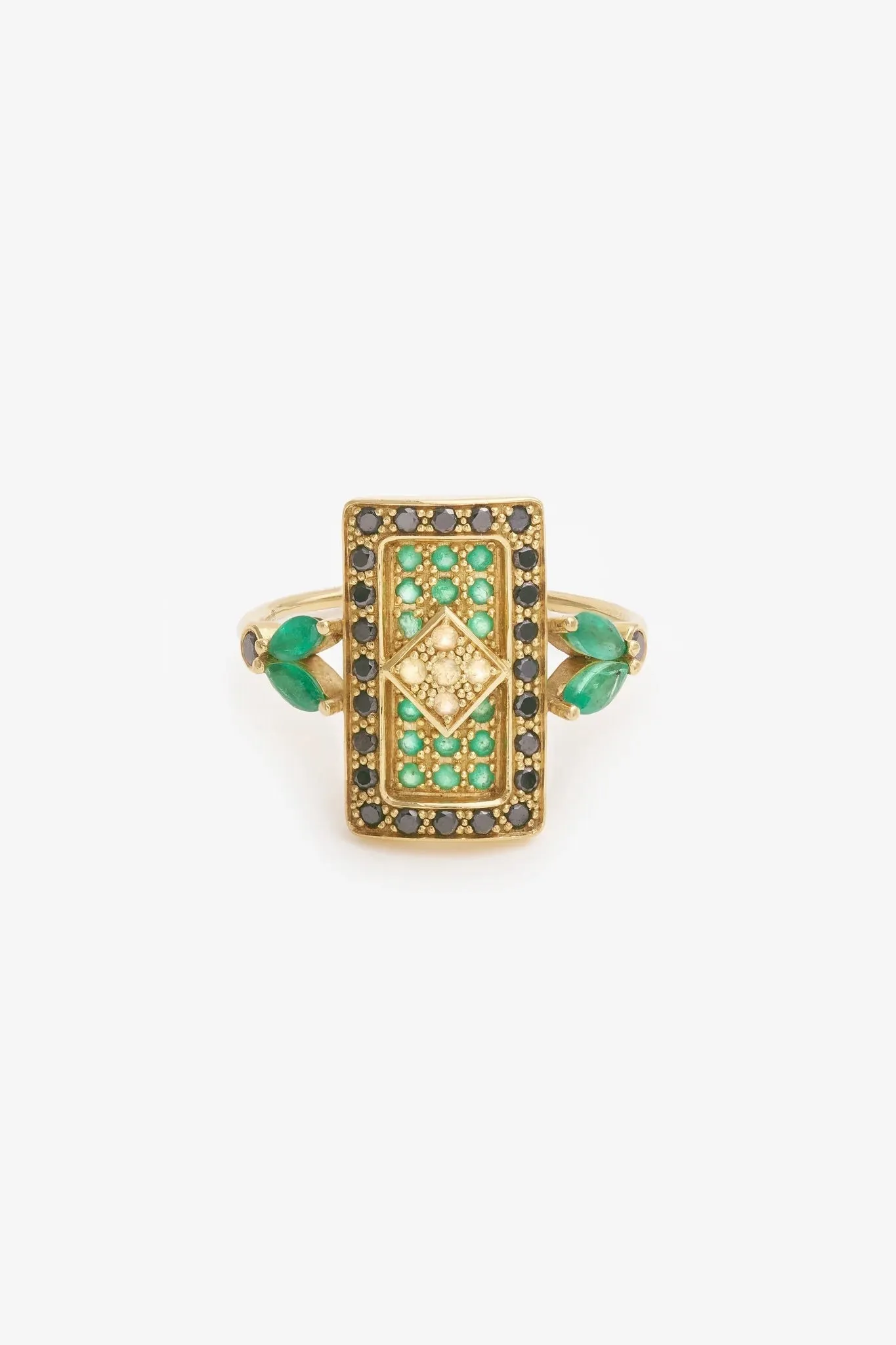 Ava Ring 1 - Vert (By Special Order)