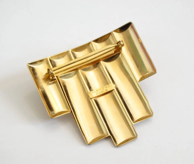 Balenciaga Art Deco Style Brooch