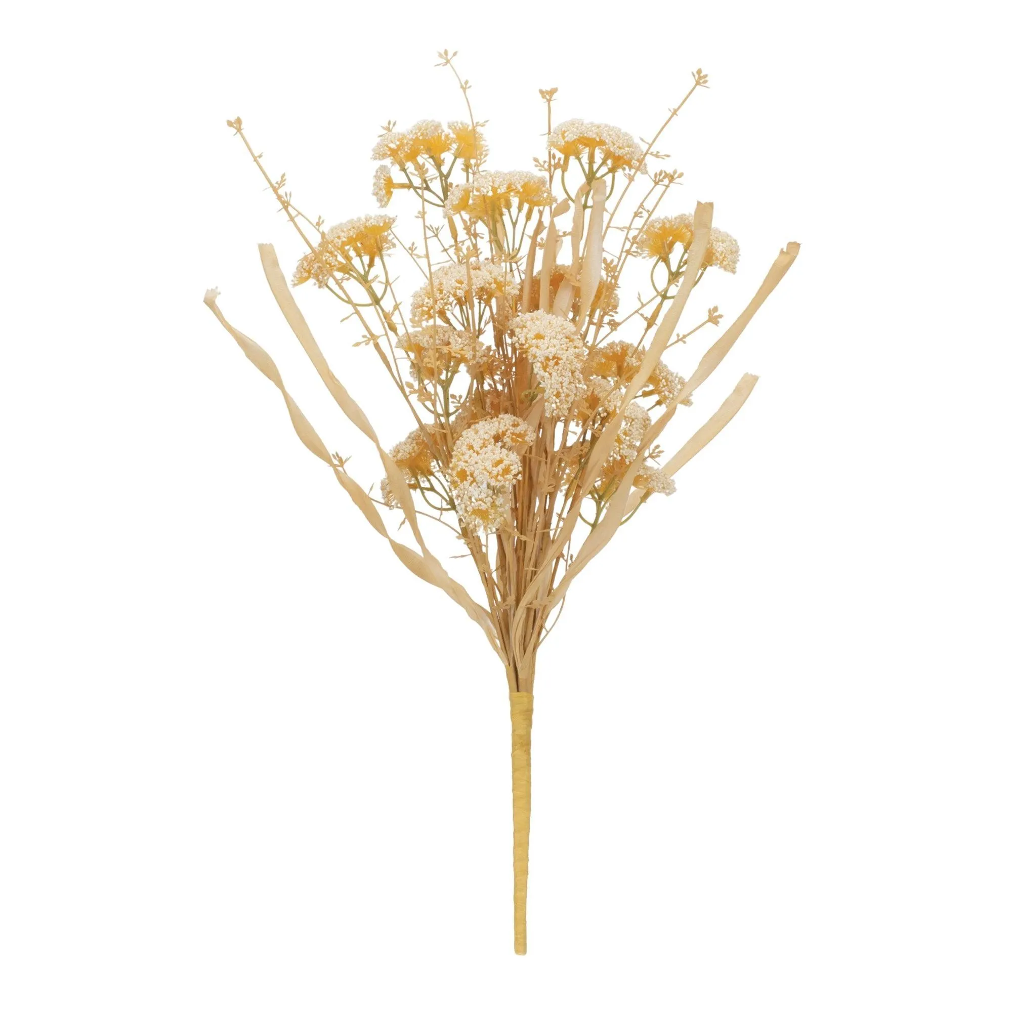 Beige Floral Grass Bush (Set of 2)