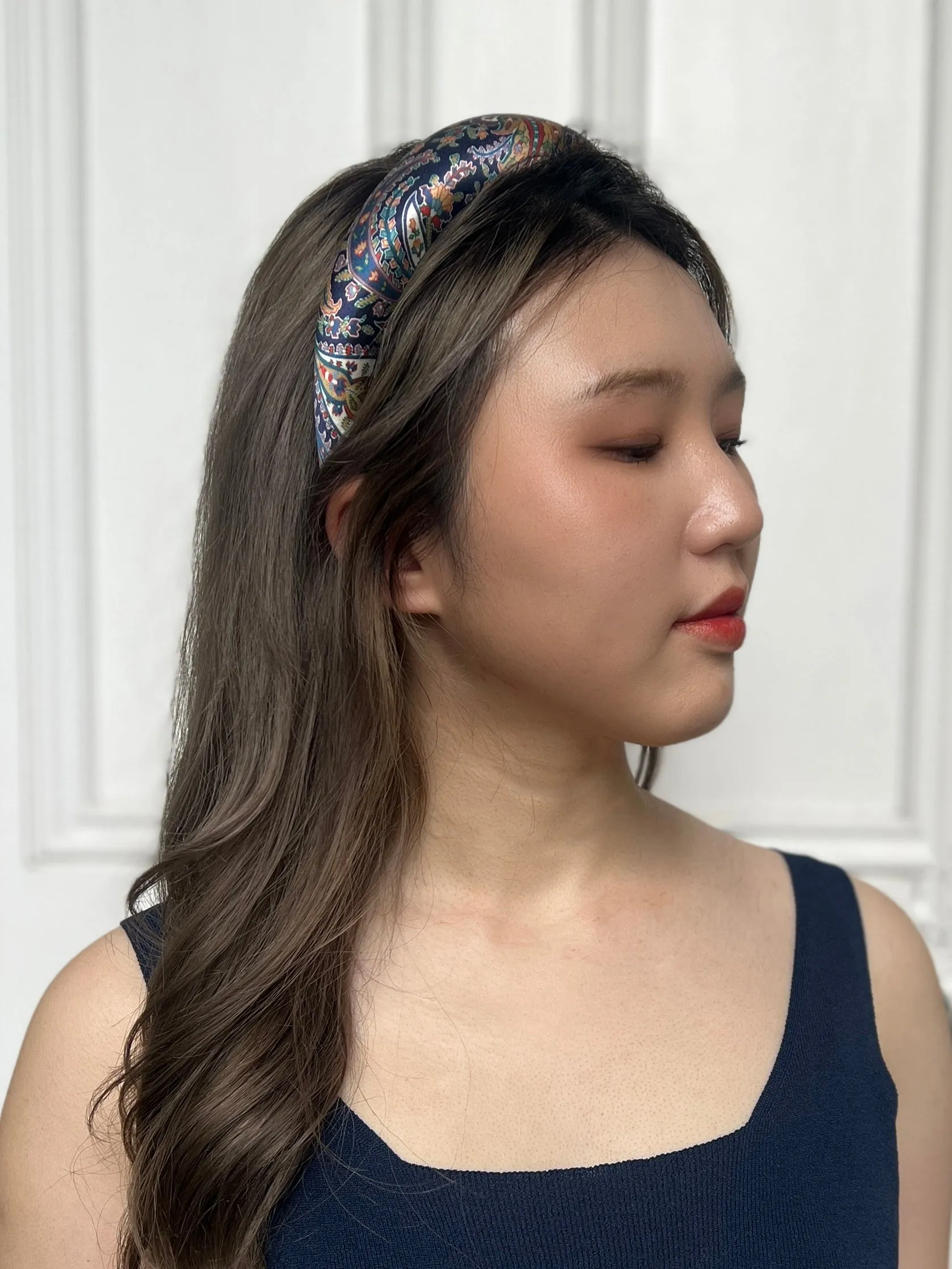 Belgravia 3 cm Padded Silk Headband