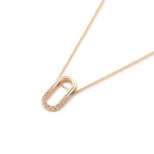 BELUGA Oblong Diamond Necklace