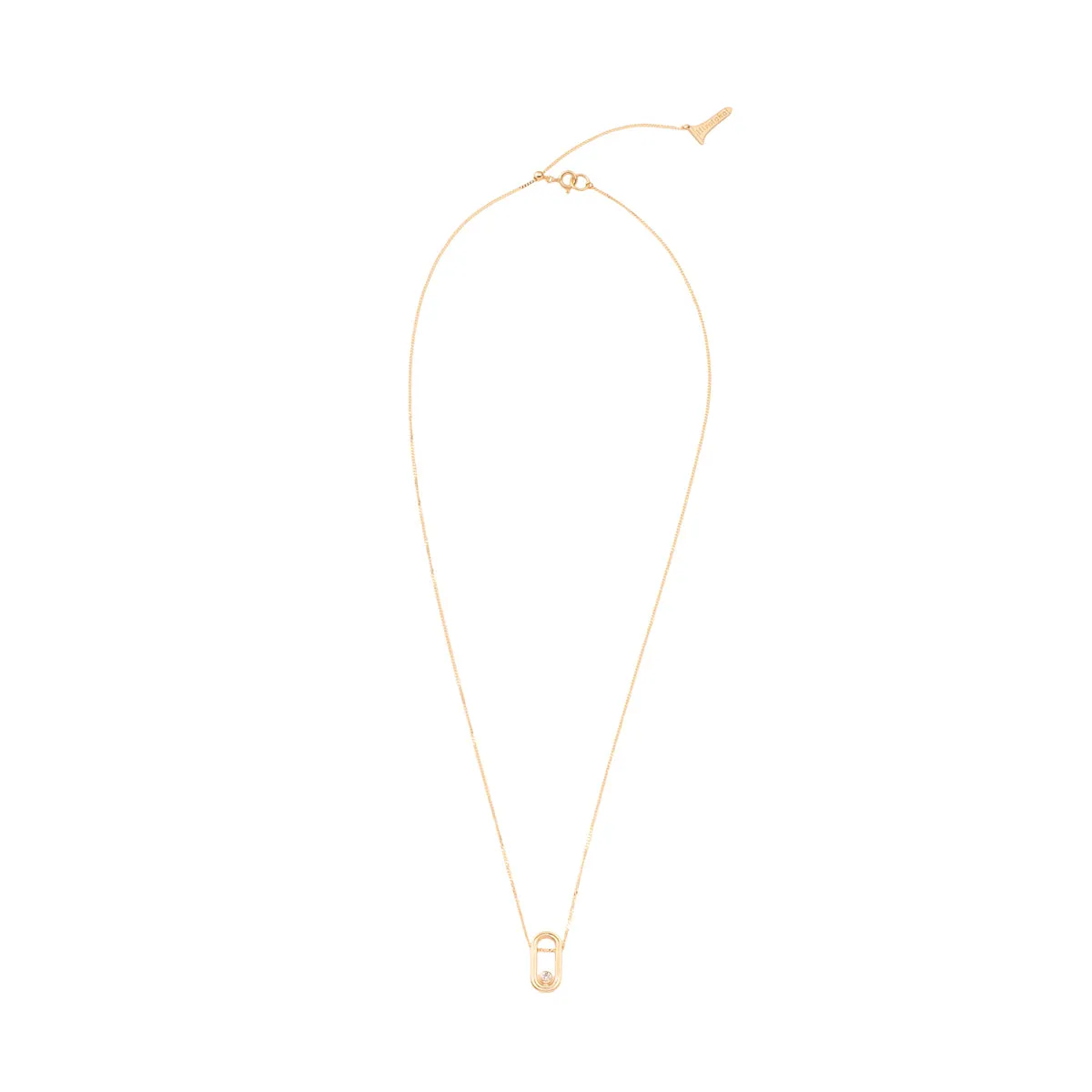 BELUGA Oblong Diamond Necklace