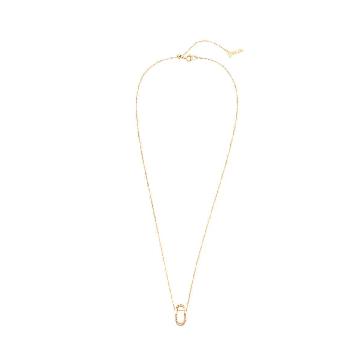 BELUGA Oblong Diamond Necklace