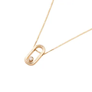 BELUGA Oblong Diamond Necklace