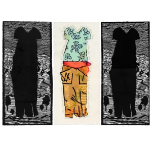 Billie's Dress- Triptych, Original- limited edition