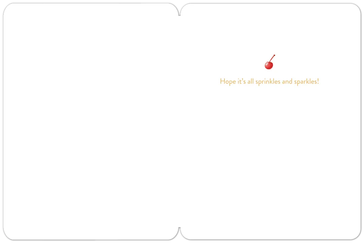 Birthday Card - Cherry On Top