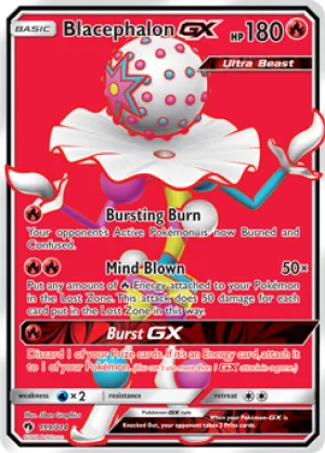Blacephalon GX 199/214 FULL ART FOIL RARE