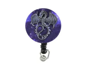 Black and Purple dragon badge reel