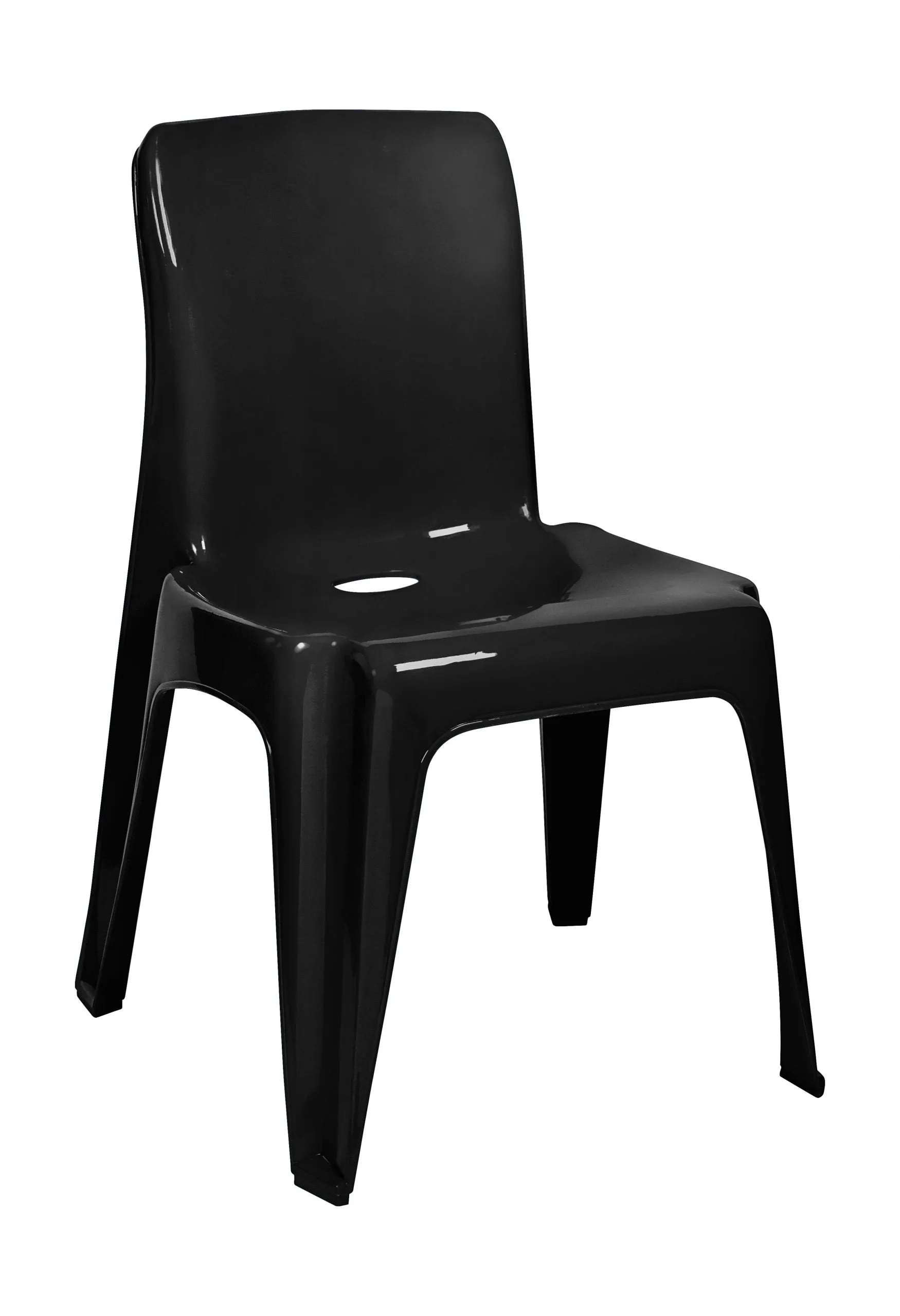 Black Heavy Duty Plastic Chair