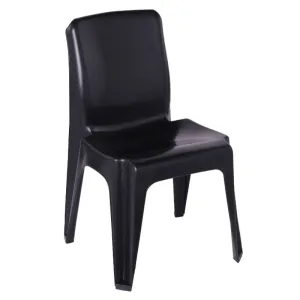 Black Heavy Duty Plastic Chair