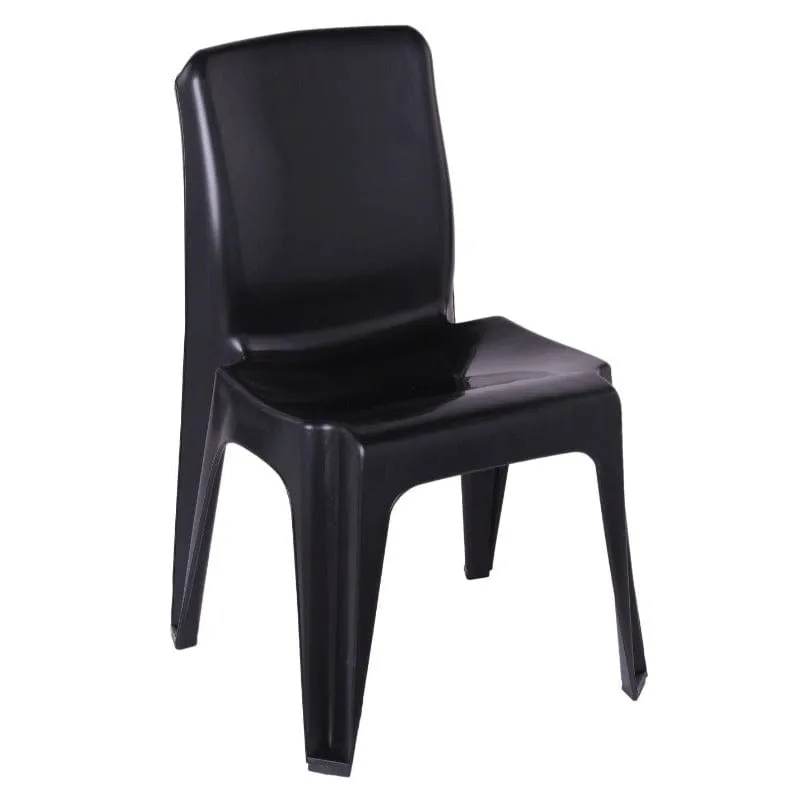 Black Heavy Duty Plastic Chair