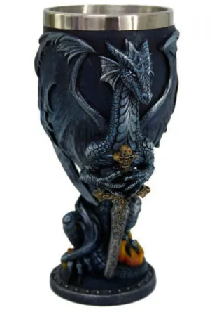 Blue Dragon Goblet