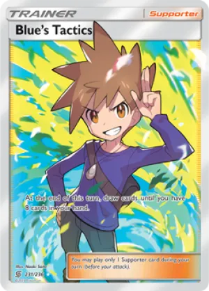 Blue's Tactics 231/236 FULL ART FOIL