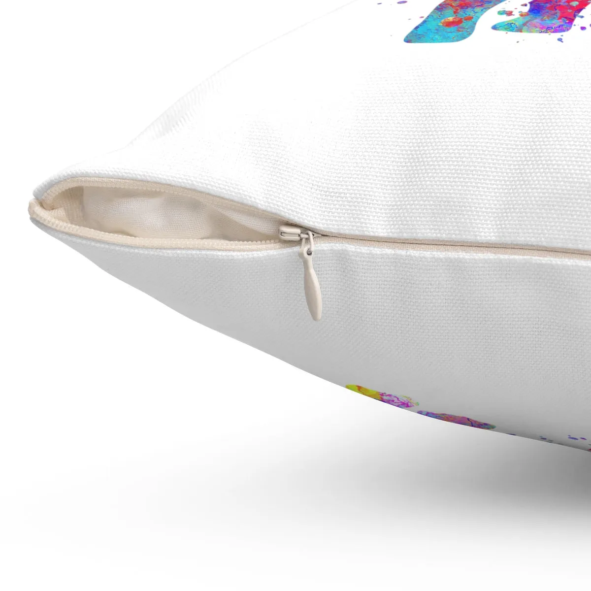 Brachiosaurus Dinosaur Square Pillow