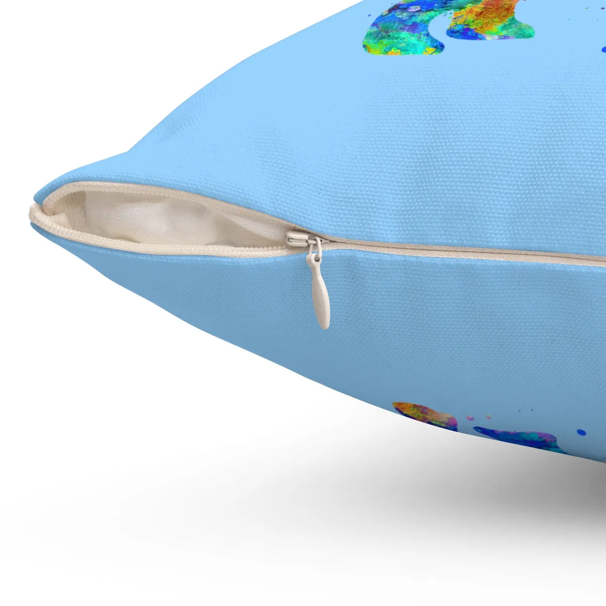 Brachiosaurus Dinosaur Square Pillow