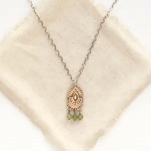 Bronze Wanderer Arch Kyanite Necklace