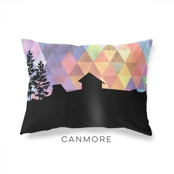 Canmore, Alberta geometric skyline