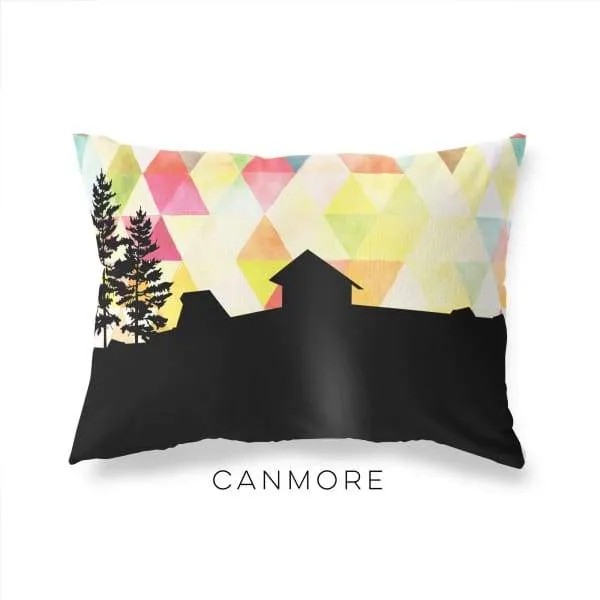 Canmore, Alberta geometric skyline