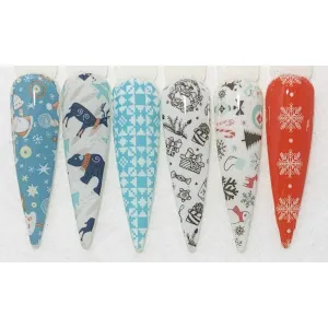 Christmas Jammies - 10pc Transfer Foil Set