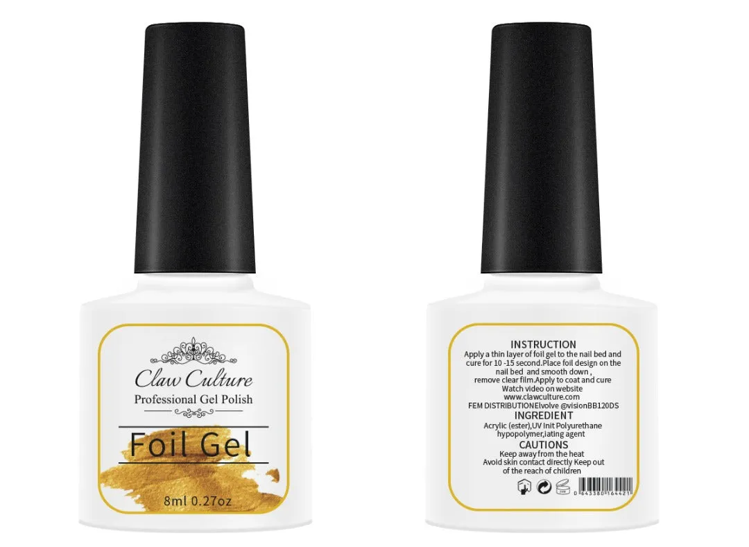 CLAW CULTURE UV/LED NAIL FOIL GEL 8ml