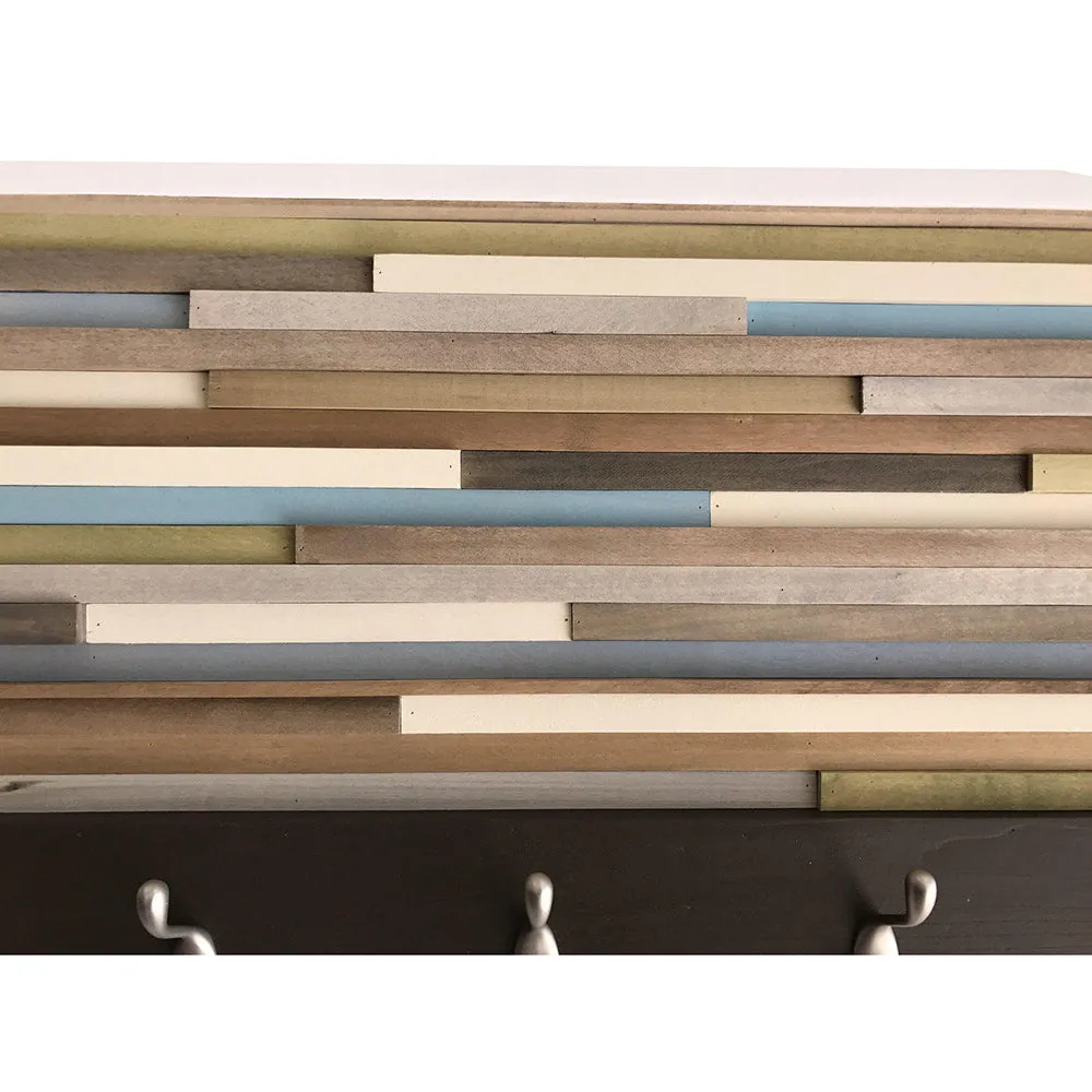 Coat Rack - Wood Wall Art - Wood Art - Reclaimed Wall Art 18X30