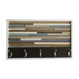 Coat Rack - Wood Wall Art - Wood Art - Reclaimed Wall Art 18X30