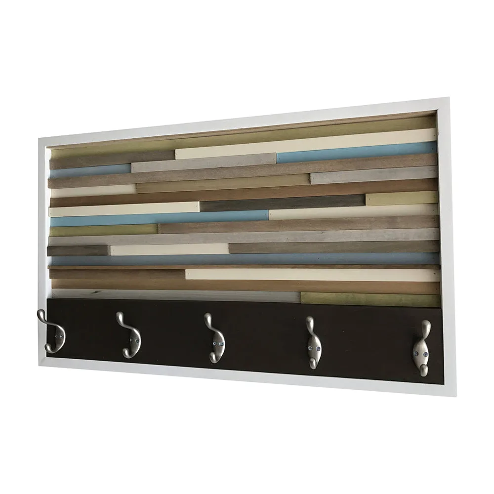 Coat Rack - Wood Wall Art - Wood Art - Reclaimed Wall Art 18X30