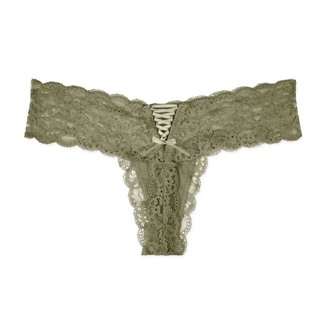 Cross with You Lace Thong
