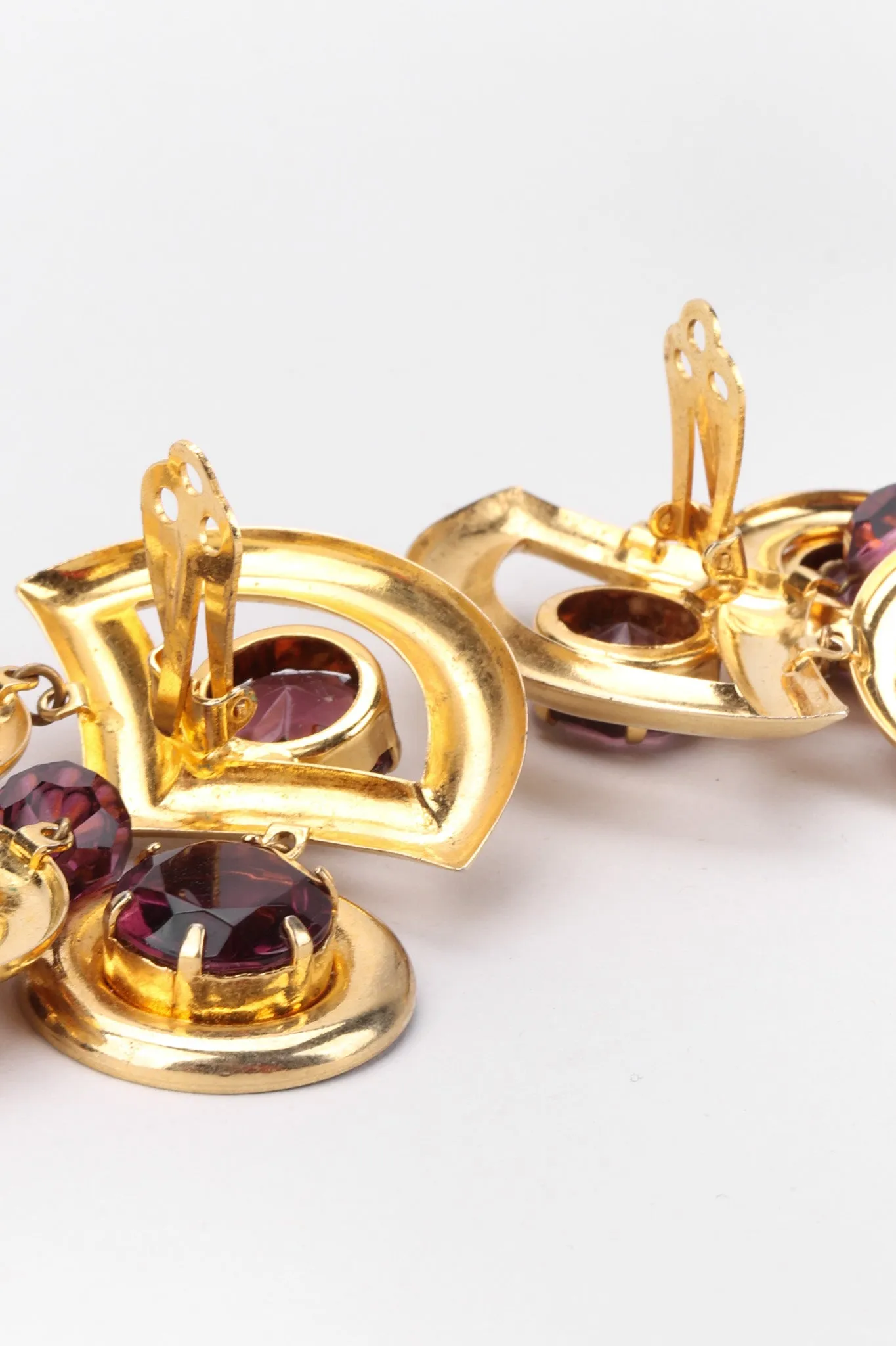 Crystal Chandelier Fan Earrings