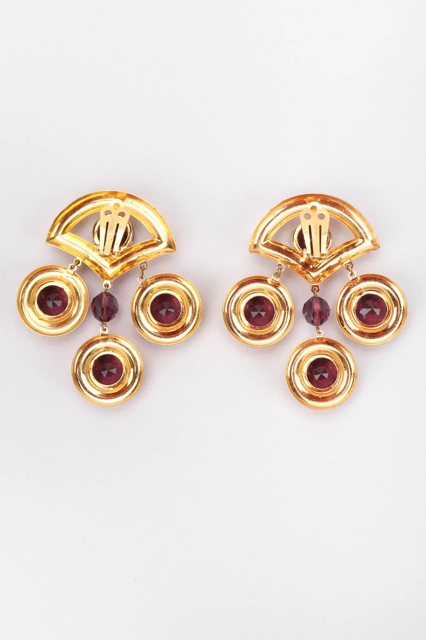 Crystal Chandelier Fan Earrings