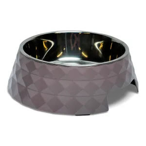 Diamond Melamine Stainless Steel Dog Bowls