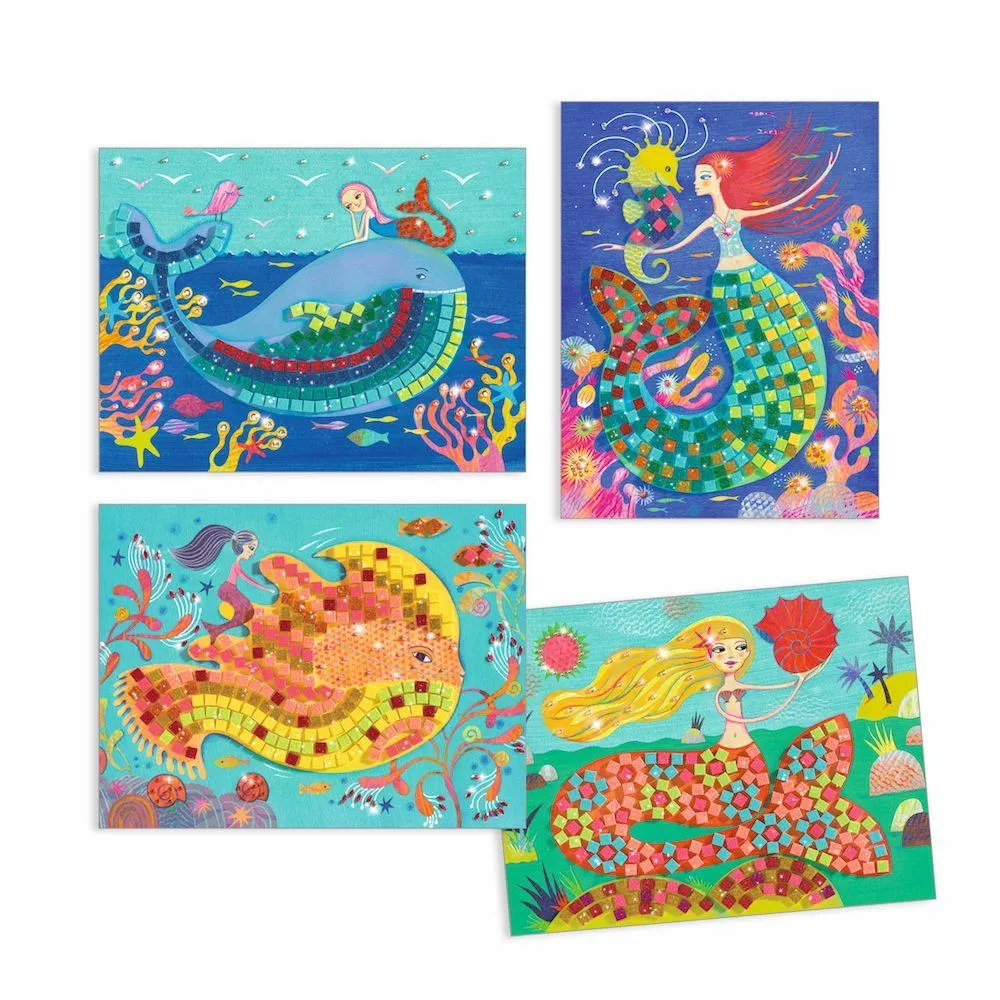 DJECO Le Grand Artist Mosaics Kit - The Mermaid's Song
