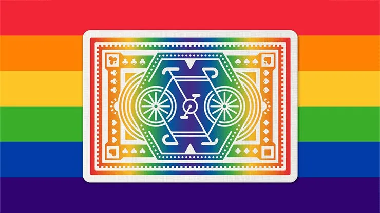 DKNG Rainbow Wheels Playing Cards by Art of Play
